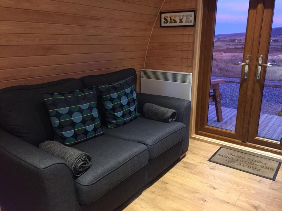 Skeabost View Pods Skye Villa Portree Exteriör bild