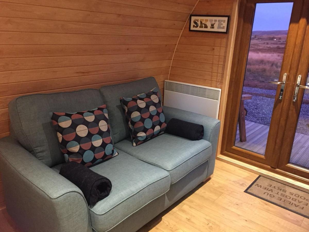 Skeabost View Pods Skye Villa Portree Exteriör bild