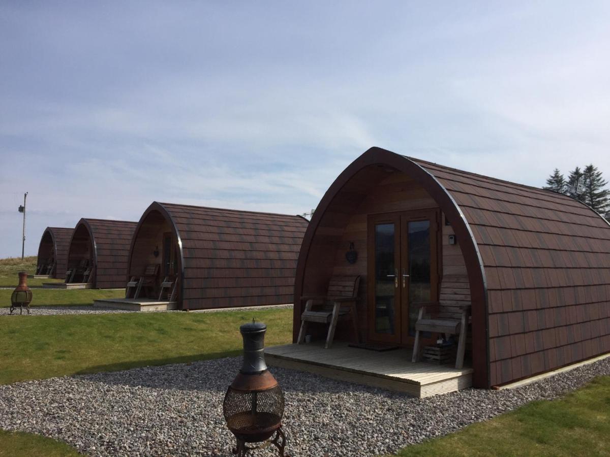 Skeabost View Pods Skye Villa Portree Exteriör bild