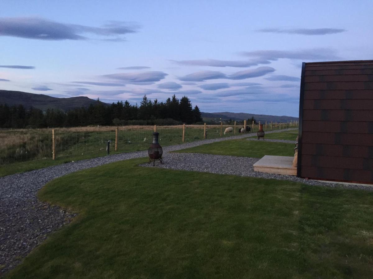Skeabost View Pods Skye Villa Portree Exteriör bild