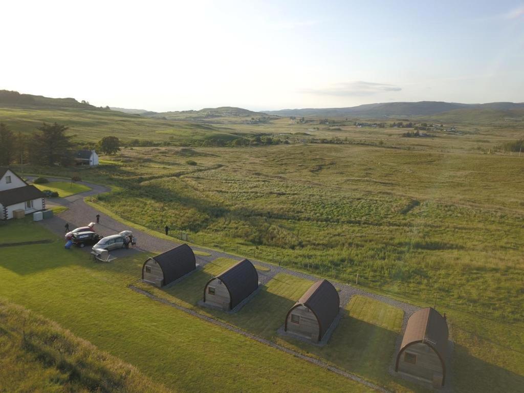 Skeabost View Pods Skye Villa Portree Exteriör bild