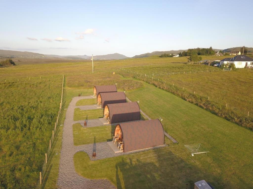 Skeabost View Pods Skye Villa Portree Exteriör bild