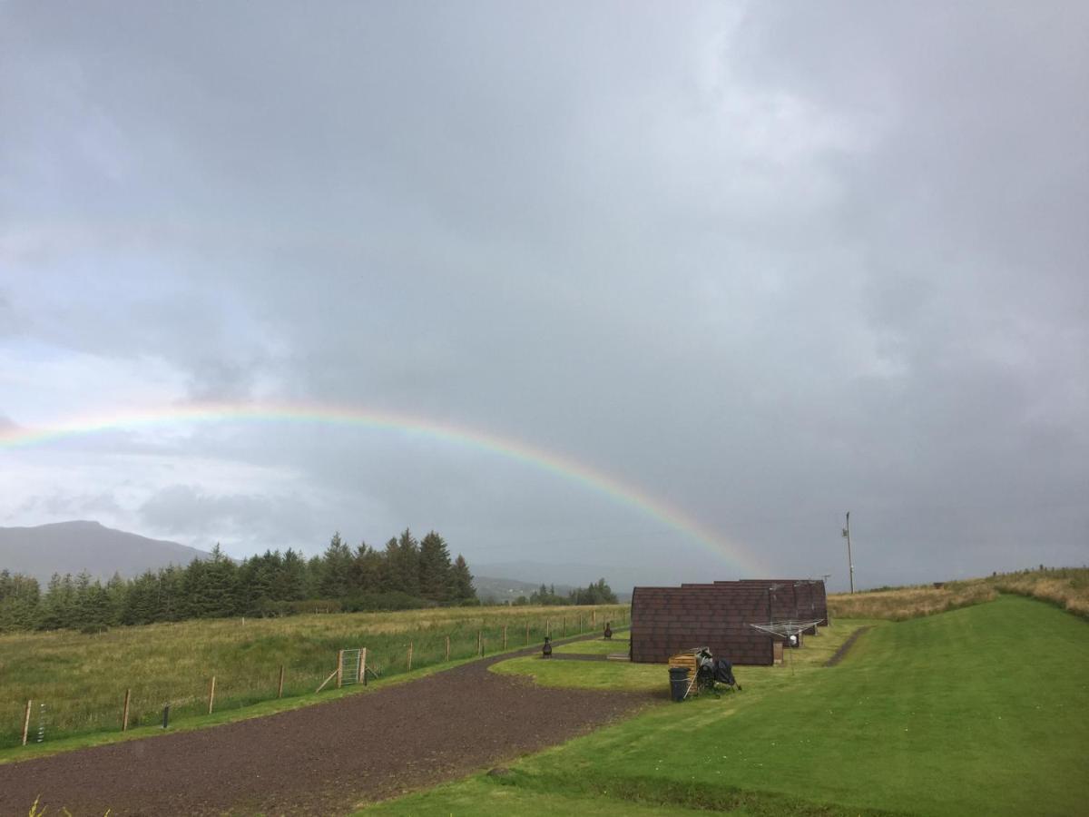 Skeabost View Pods Skye Villa Portree Exteriör bild
